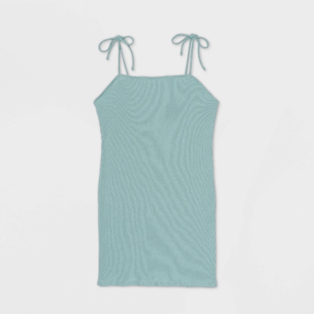 Women’s Sleeveless Tie Strap Knit Dress